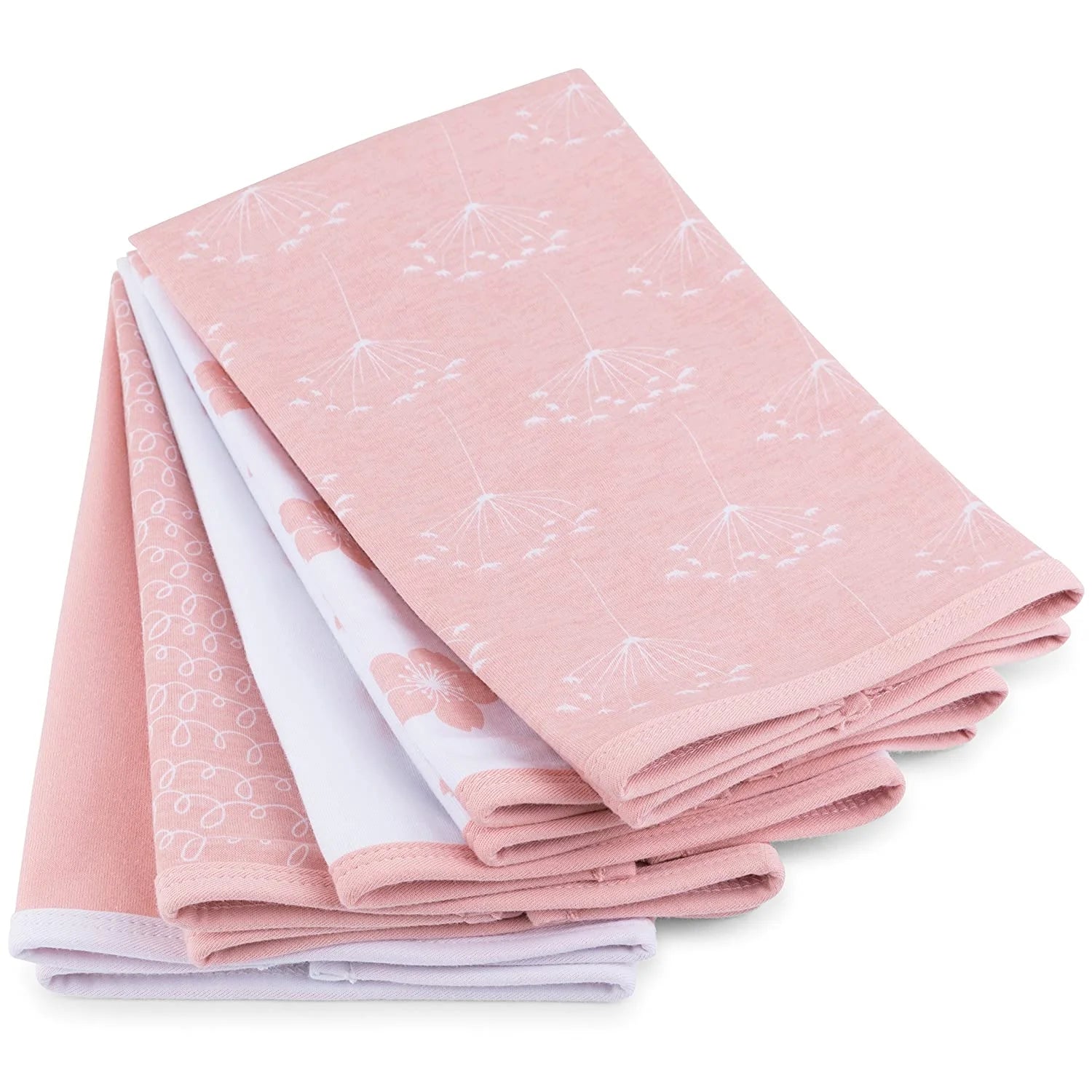 Ely’s & co Cotton Burp Cloth, 5Pk 