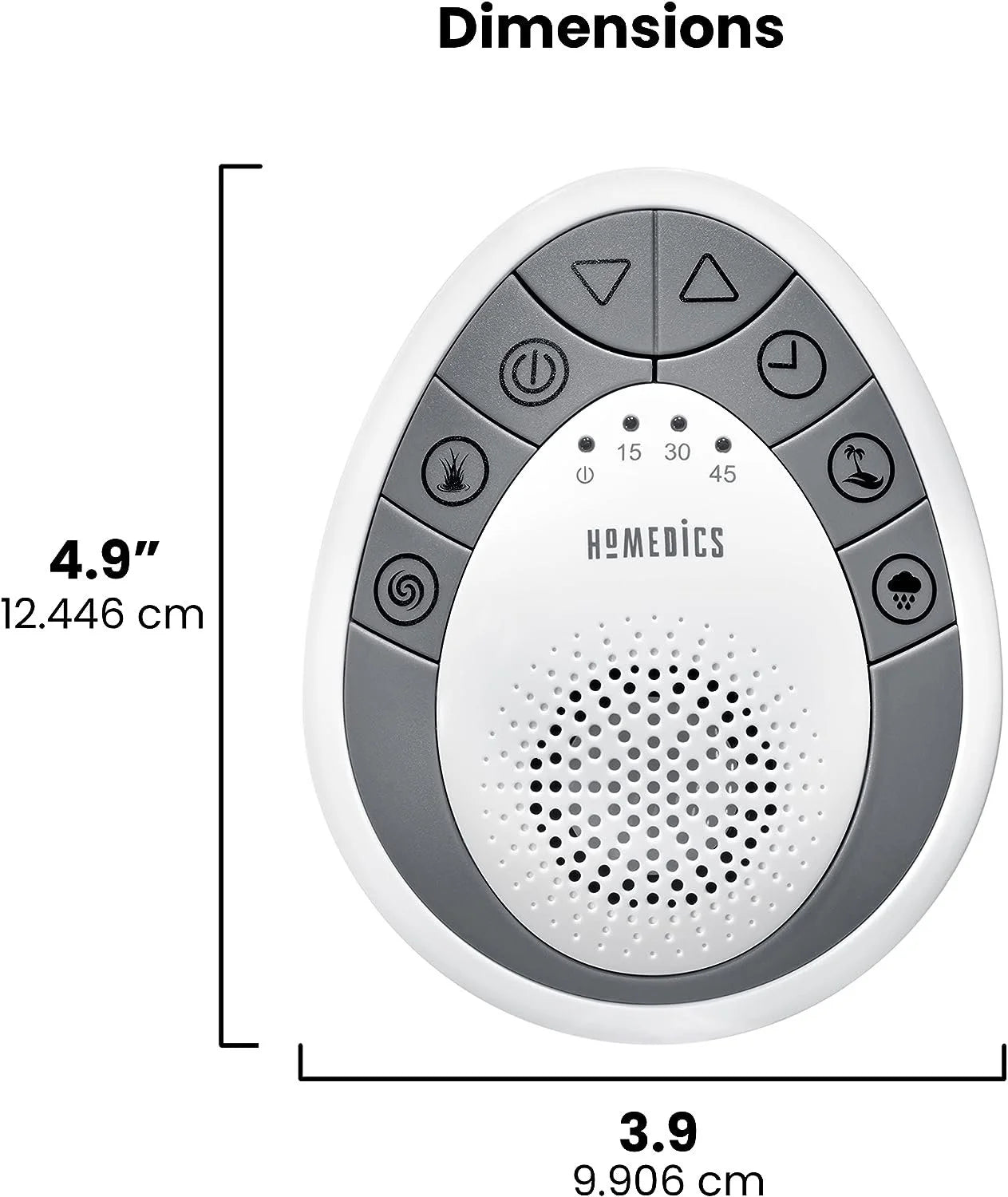 SS-1200 Portable Mini Sound Spa Sleep Solutions