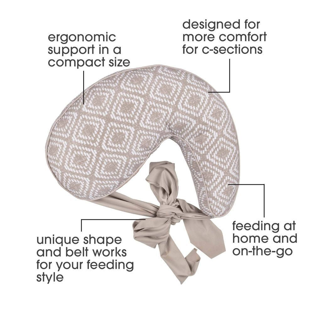 Boppy Anywhere Nursing Pillow - Latte Rattan